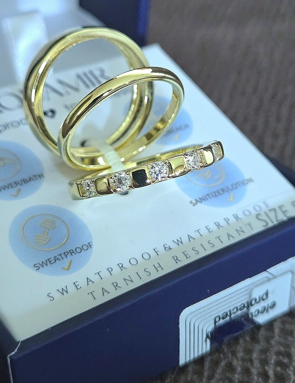 Aquamir Waterproof Triple3️⃣ Ring💍 Set - NIB - Picture 10 of 16